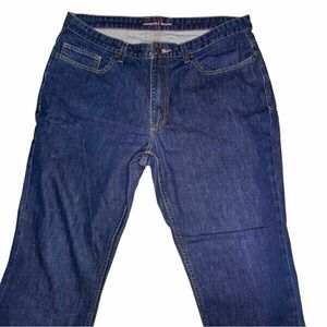 Mens Johnston & Murphy Slim Fit Jeans 36x30 Dark Wash Stretch Denim Casual Pants